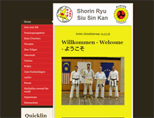 Tablet Screenshot of karate-straubing.de